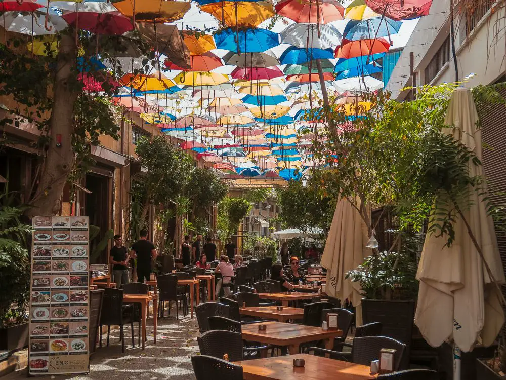 Restaurant auf der Nord-Zypriotischen Seite von Nikosia