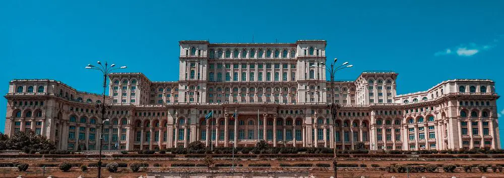 Parlamentspalast in der rumänischen Hauptstadt Bukarest