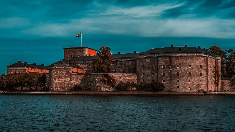 Burg Voxholm in Schweden