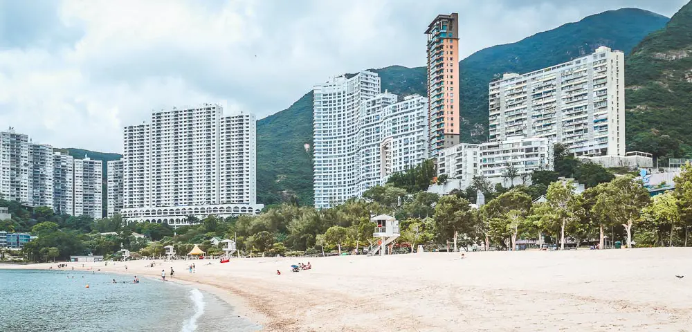 Strand in der Repulse Bay in Hong Kong