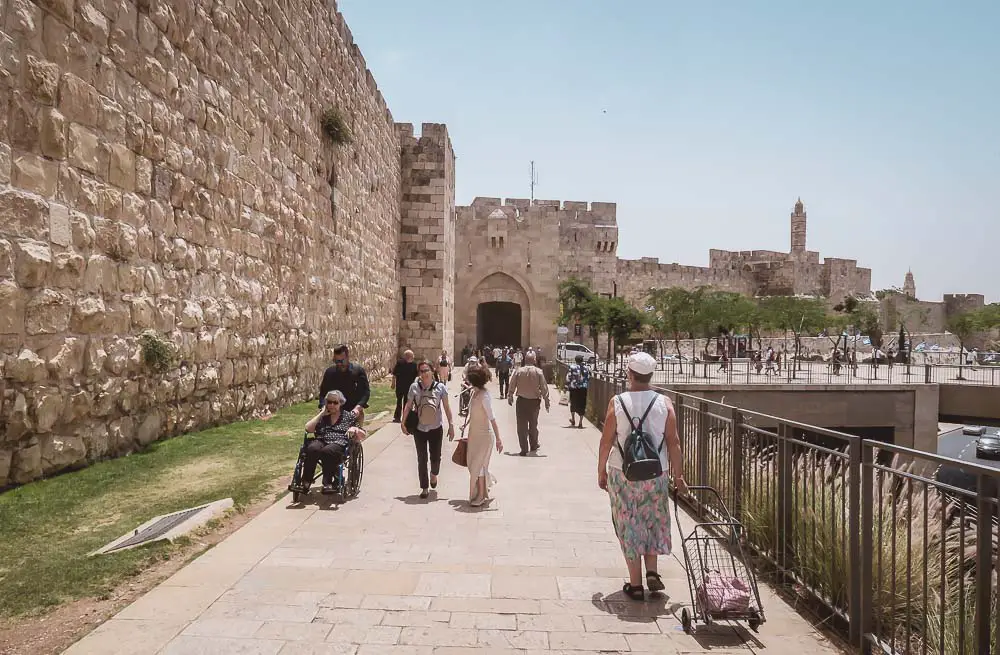 Jaffa Tor in Jerusalem in Israel