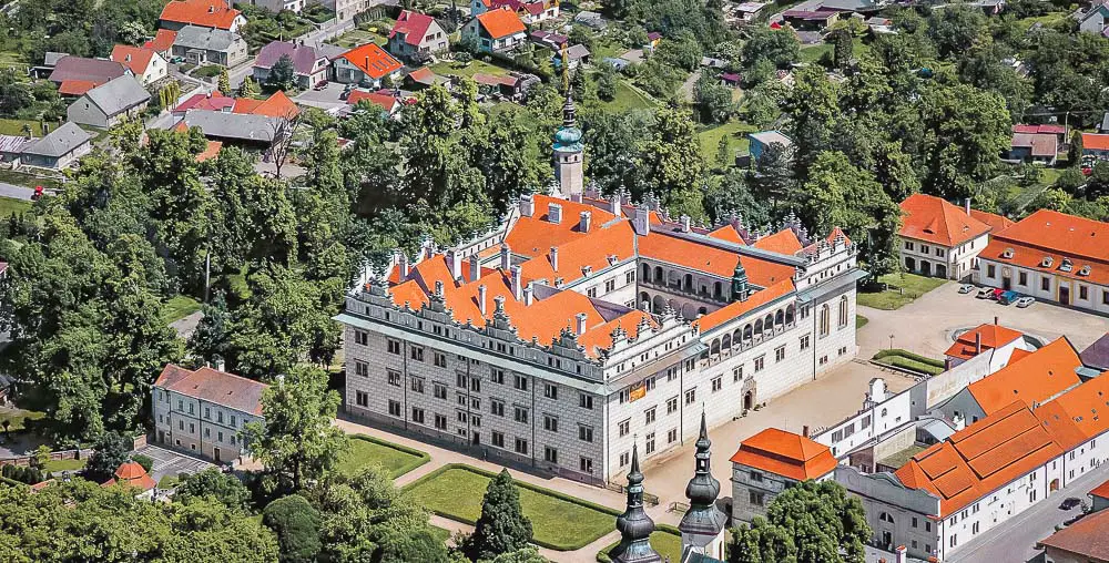 Luftbild des Schloss
