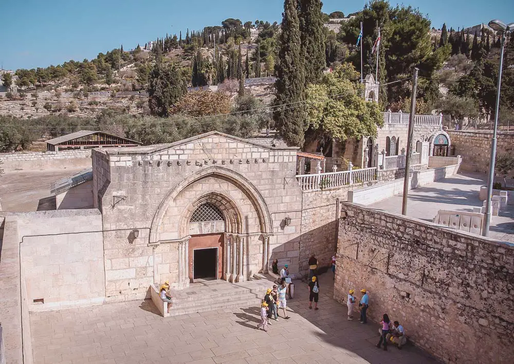 Eingang in das Mariengrab in Jerusalem