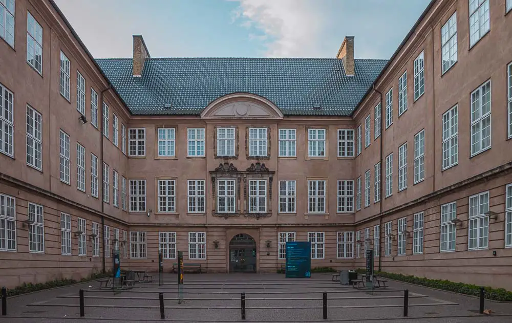 Eingang in das Dänische Nationalmuseum