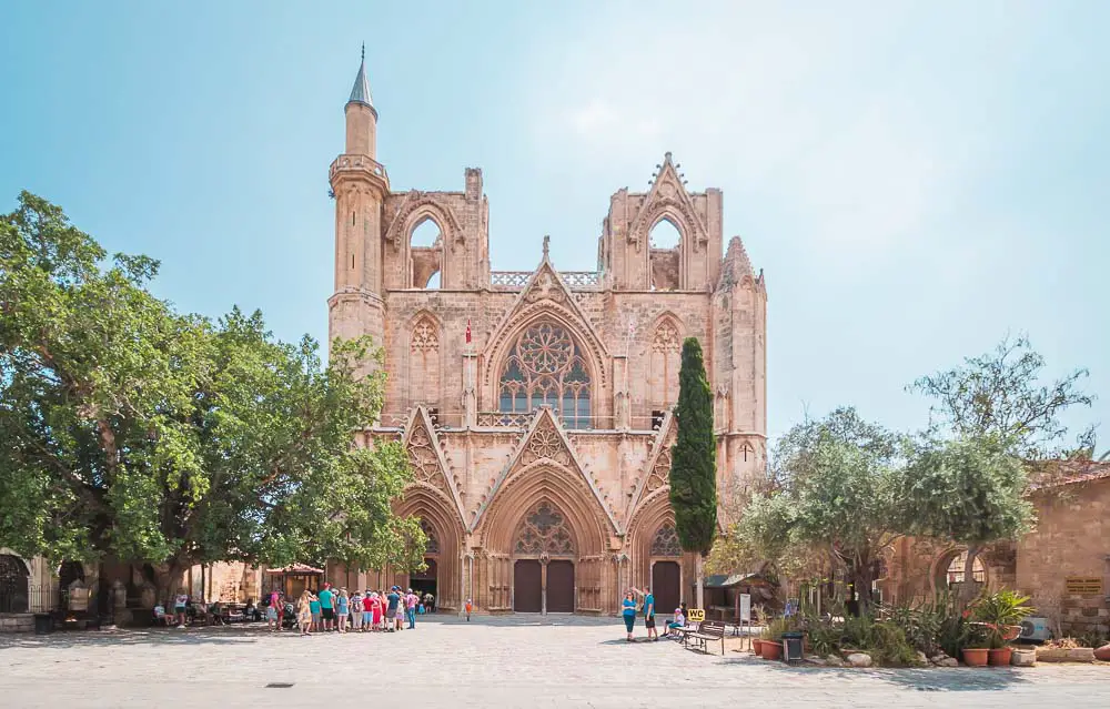 Kathedrale (Moschee) in der Altstadt von Famagusta in Nordzypern