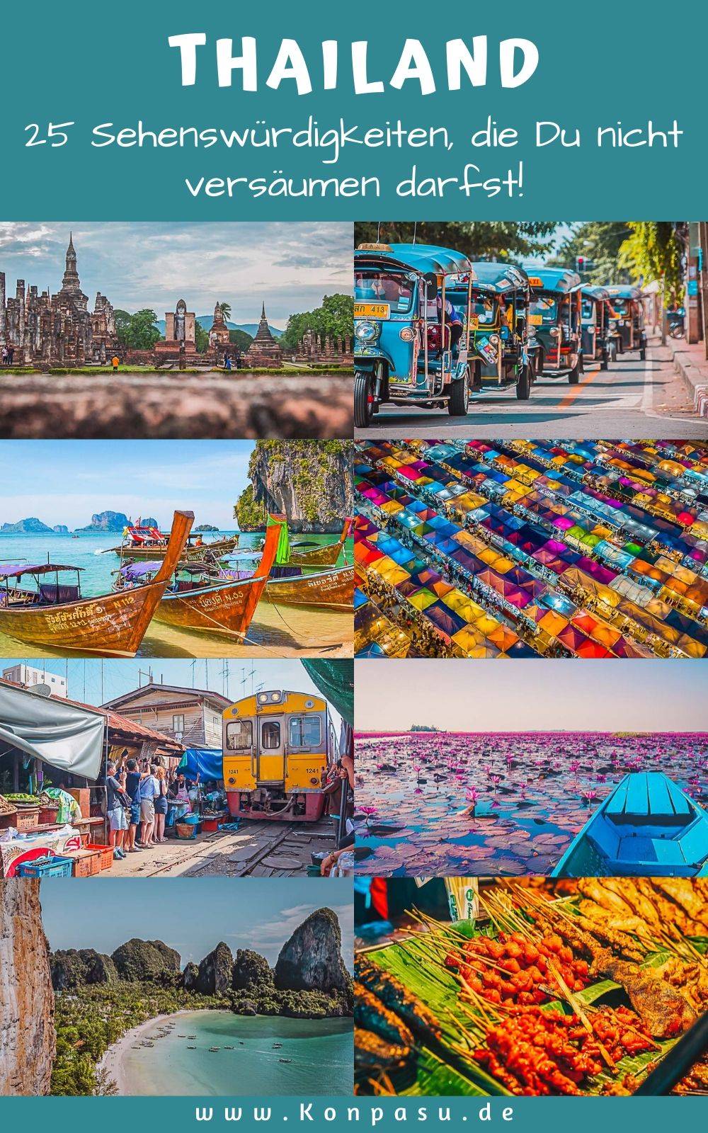 25 Sehenswürdigkeiten in Thailand, die Du nicht versäumen darfst!