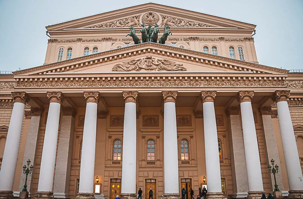 Das Bolschoi Theater in Moskau, Russland