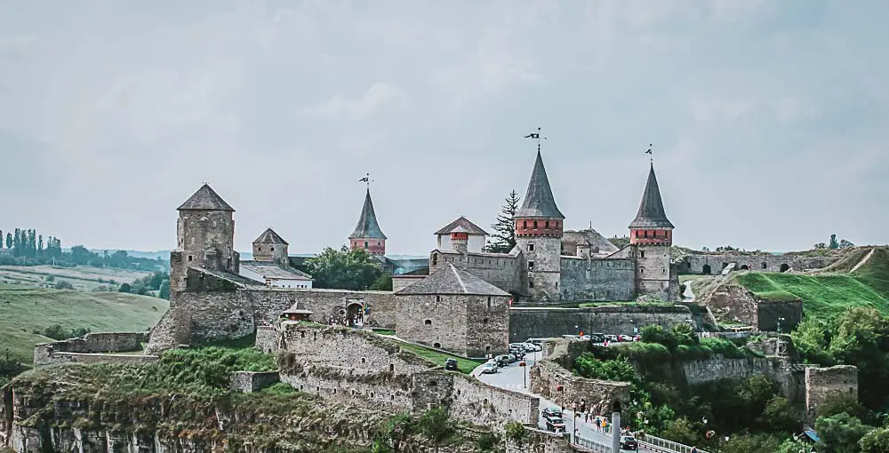 Kamianets-Podilskyi Burg in der Ukraine
