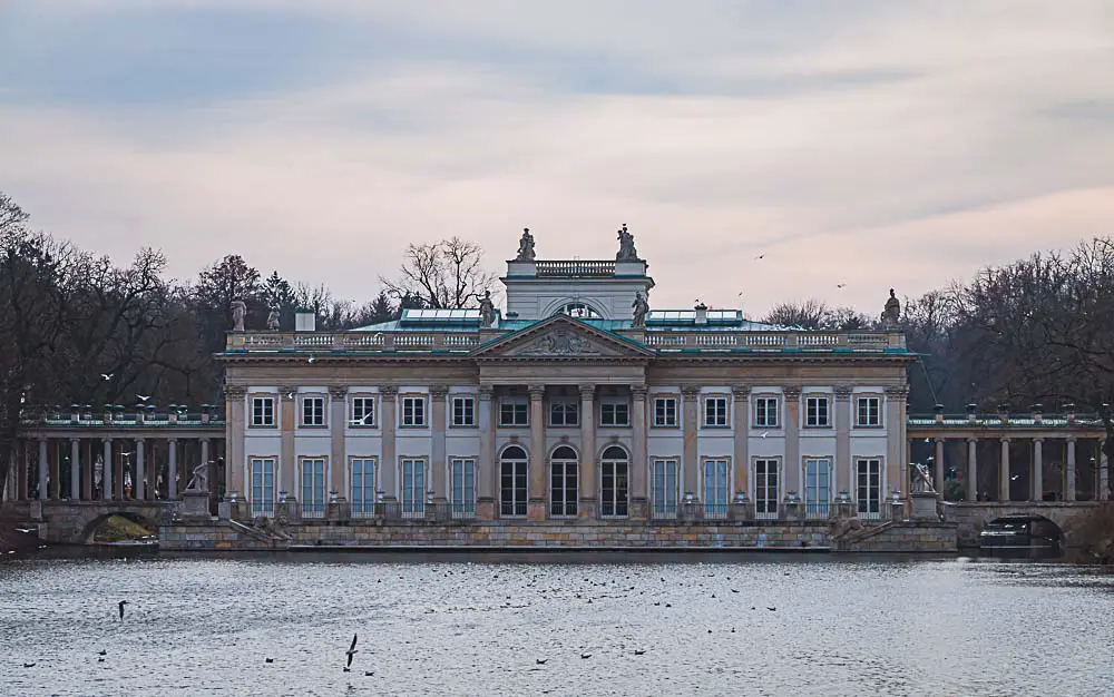 Lazienki Park Palast in Warschau, Polen