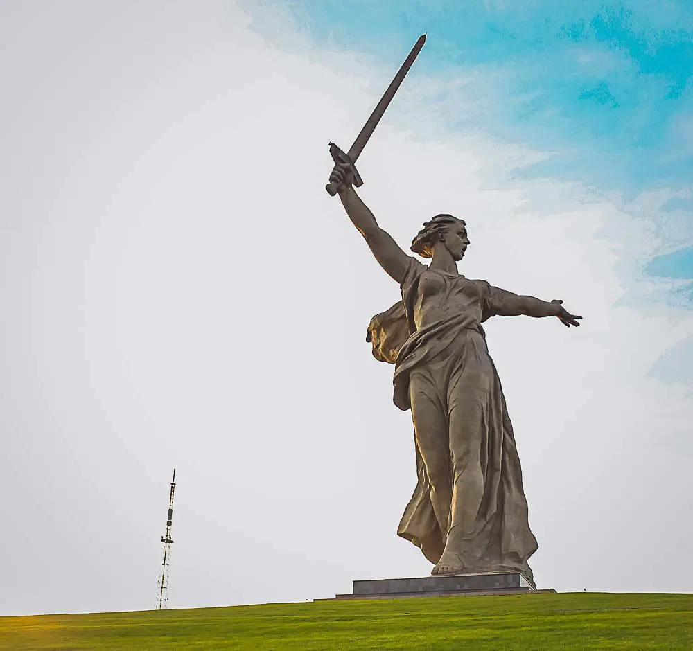 Mutter Russland Statue in Volgograd, Russland