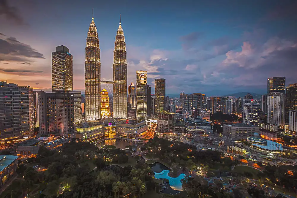 Petronas Towers in Kuala Lumpur