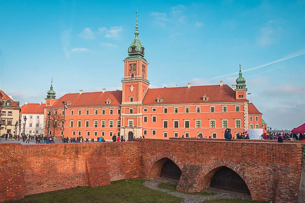 Königsschloss im Zentrum von Warschau in Polen