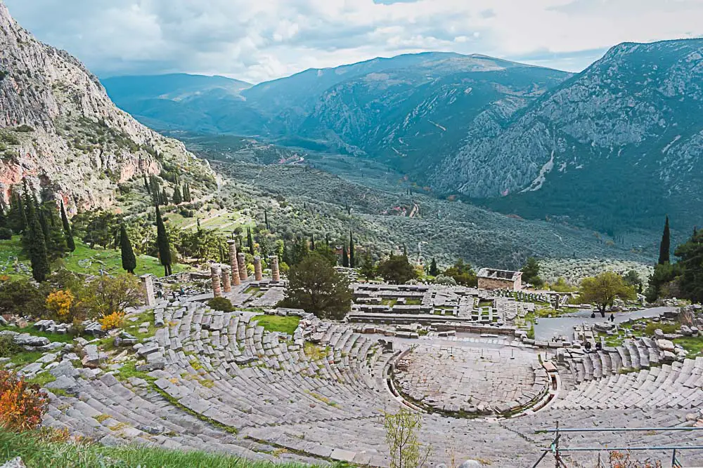 Delphi Theater in Griechenland