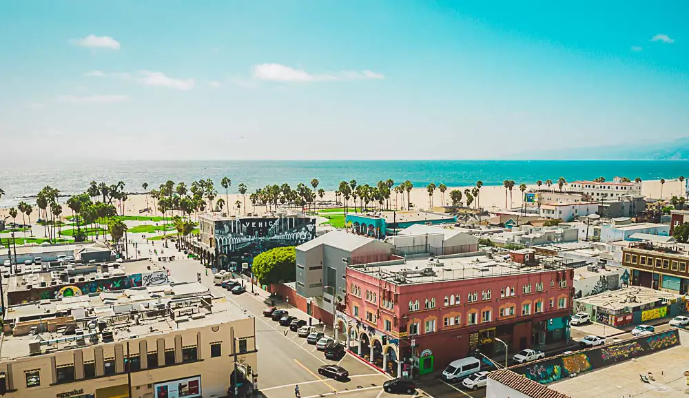 Venice Beach in Los Angeles, USA Venice Beach in Los Angeles, USA