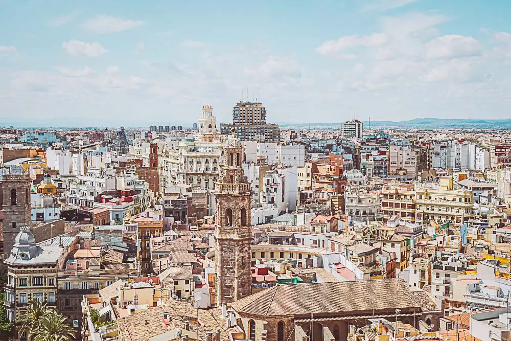 Altstadt von Valencia in Spanien