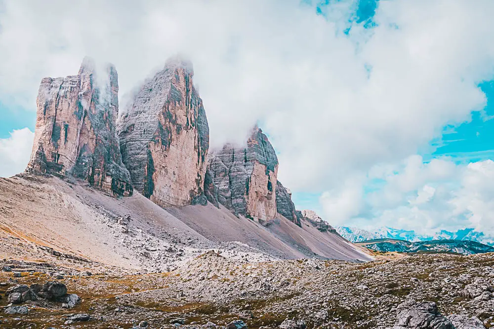 Drei Zinnen in den Dolomiten, Italien