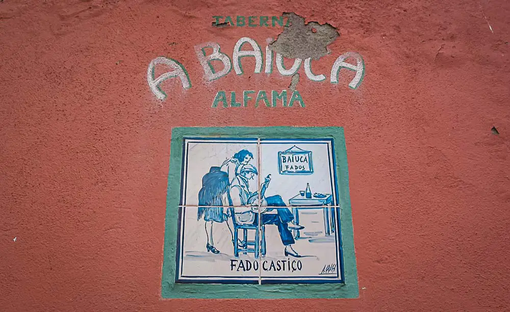 Fado Taverne in Lissabon Alfama Portugal