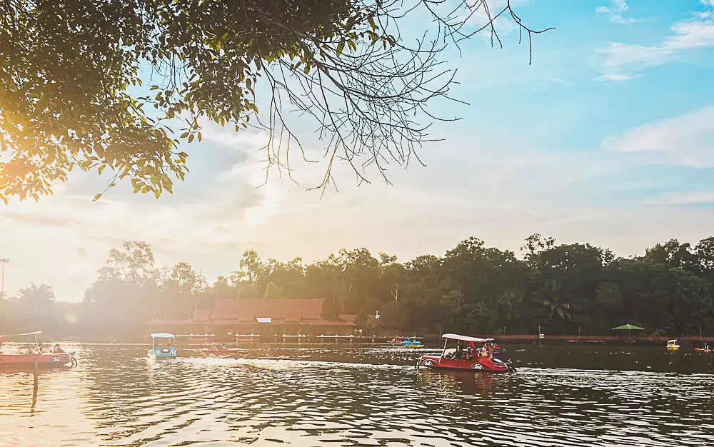 Fluss in Malakka in Malaysia