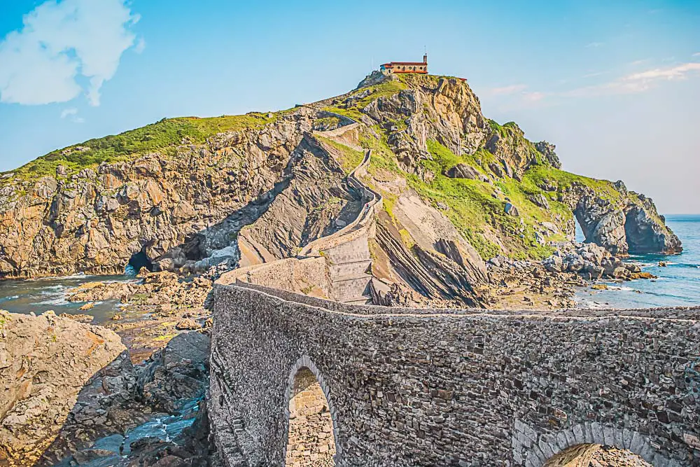 Gaztelugatxe im Baskenland in Spanien Gaztelugatxe im Baskenland in Spanien
