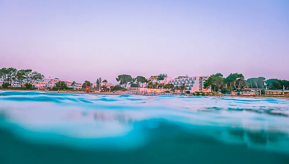 Hotels an der Küste von Spanien