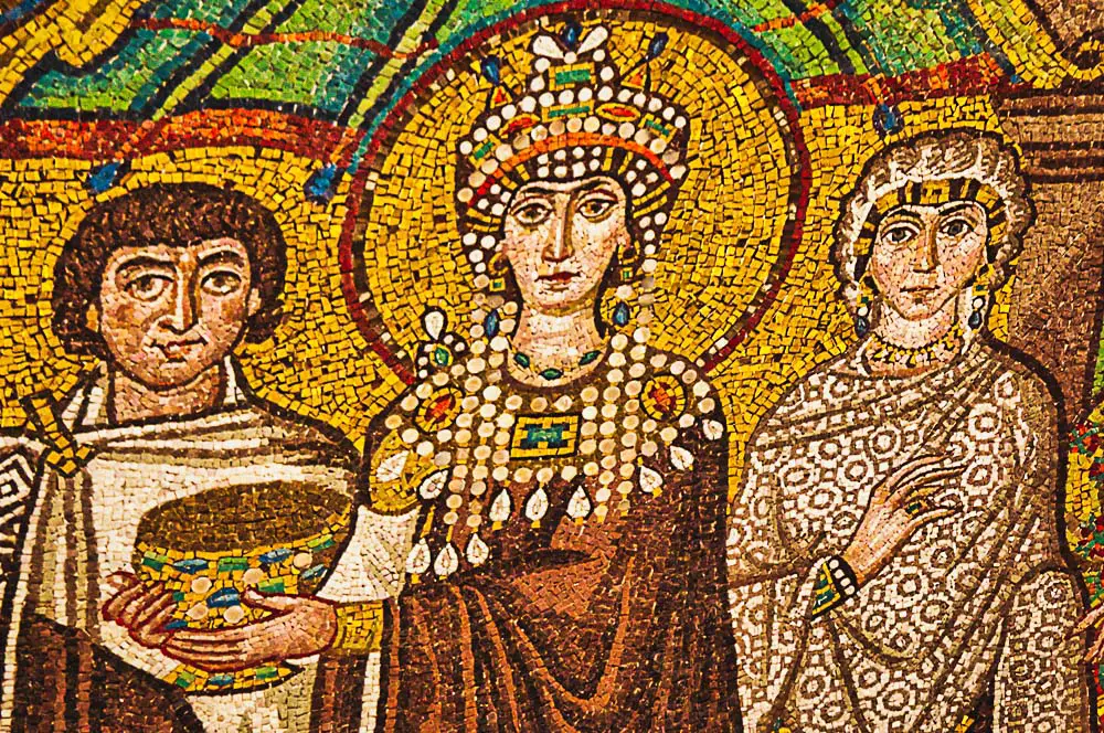 Mosaike in Ravenna in Italien