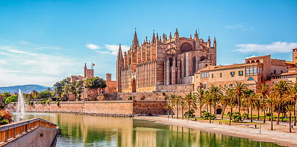 Kathedrale in Palma de Mallorca in Spanien