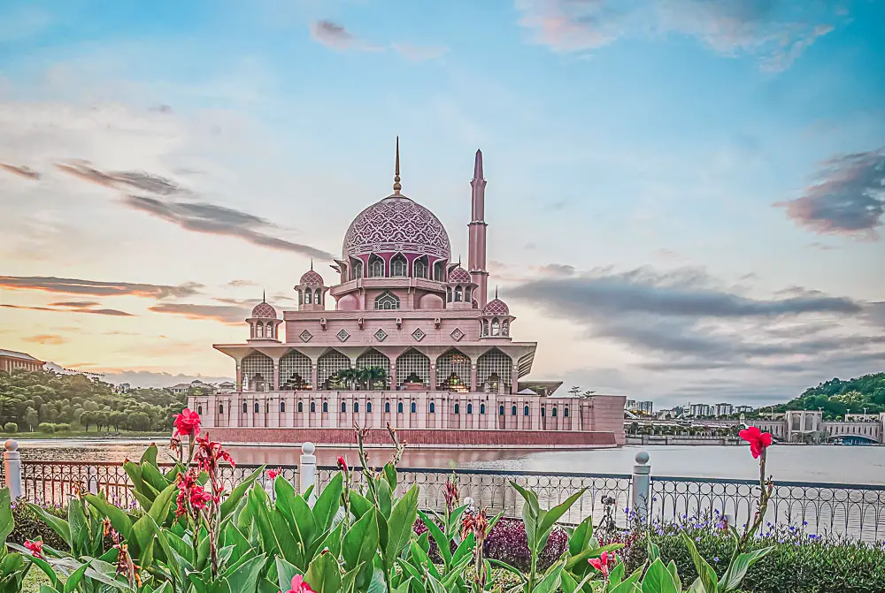 Moschee in Putrajaya in Malaysia