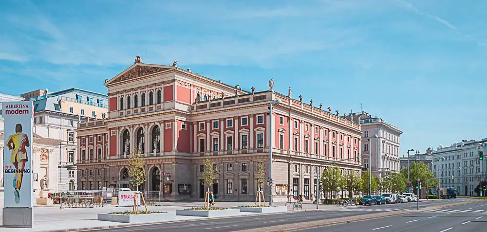 Musikverein Gebäude in Wien, Österreich Musikverein Gebäude in Wien, Österreich