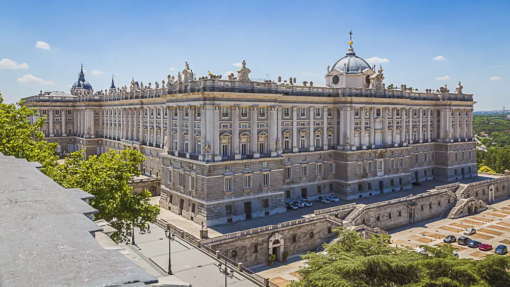 Palacio Real in Madrid in Spanien