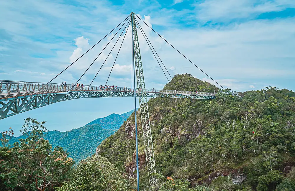 Sky Bridge in Langkawi in Malaysia