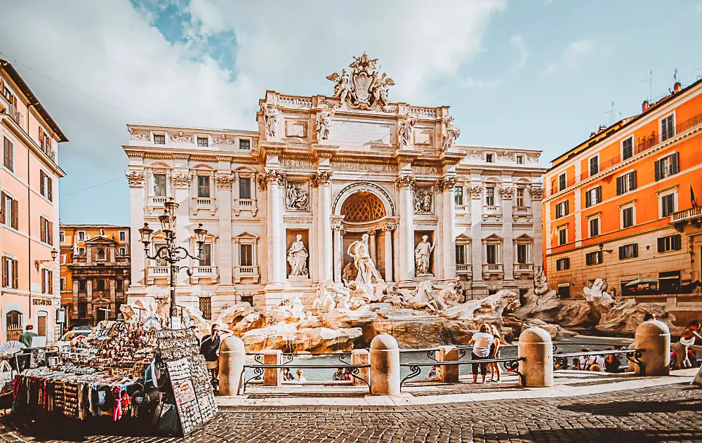 Trevi Brunnen in Rom in Italien