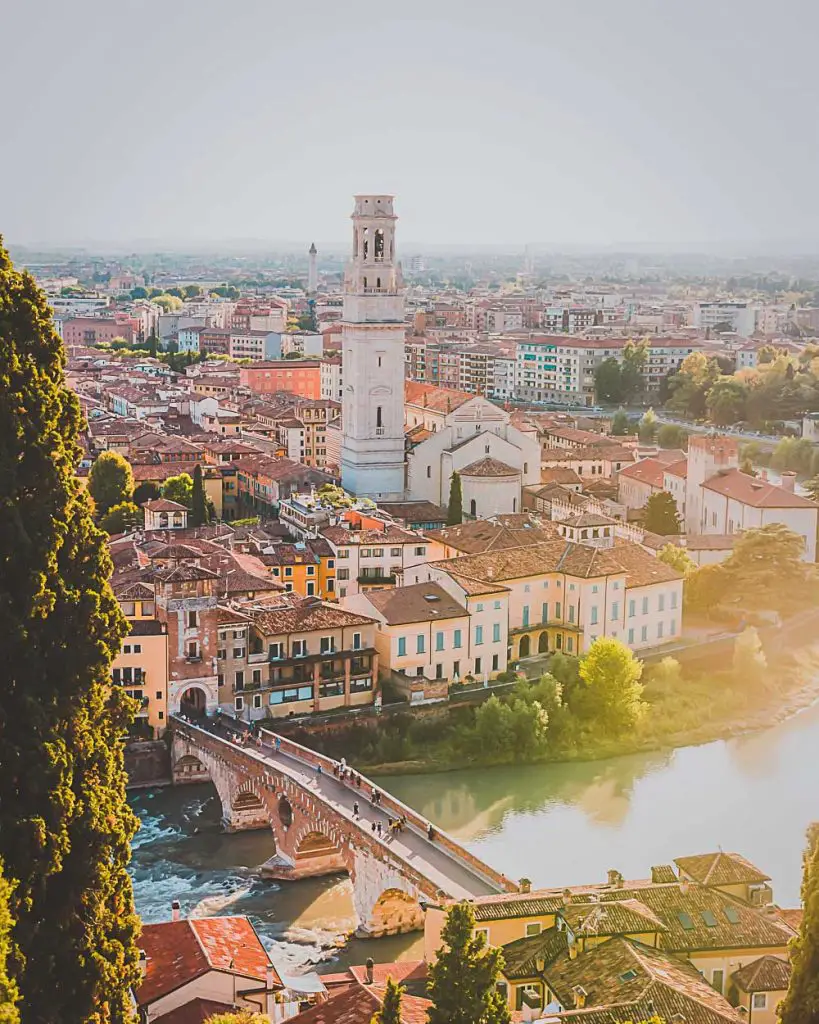 Stadt Verona in Italien