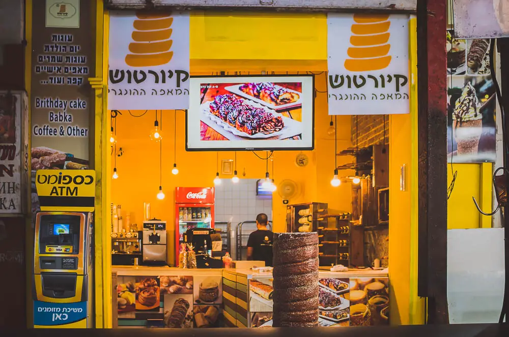 Carmel Market in Tel Aviv in Israel