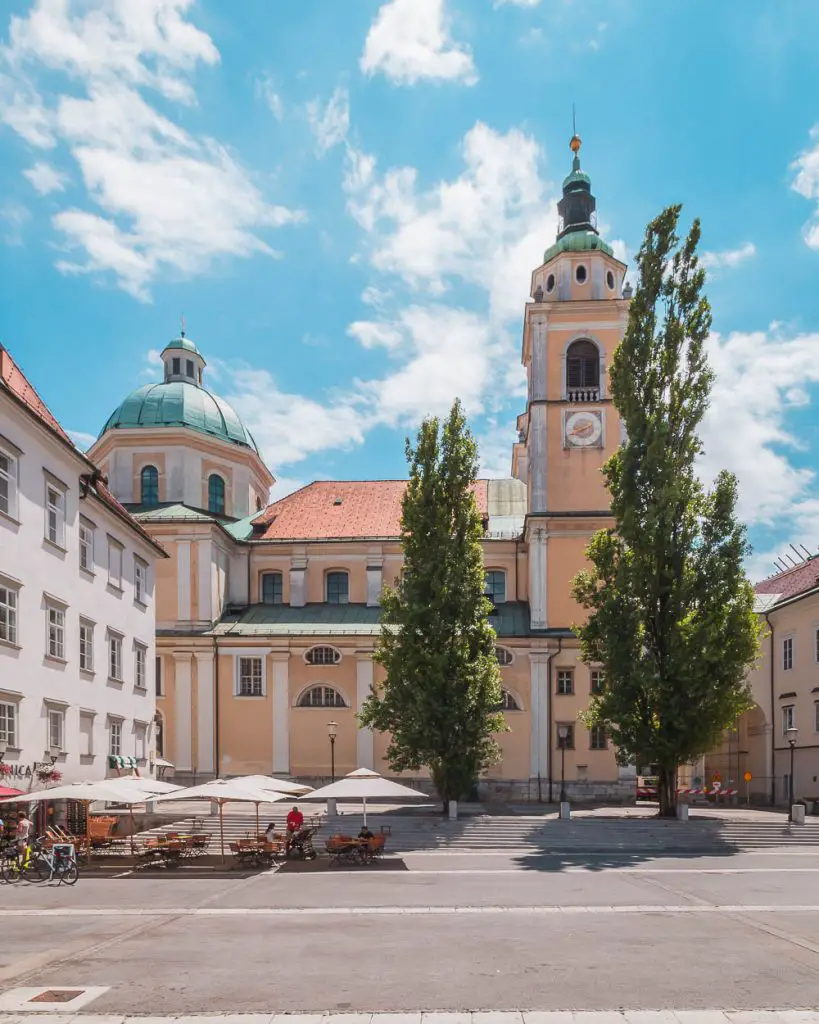 St Nikolaus Dom Kathedrale in Laibach in Slowenien