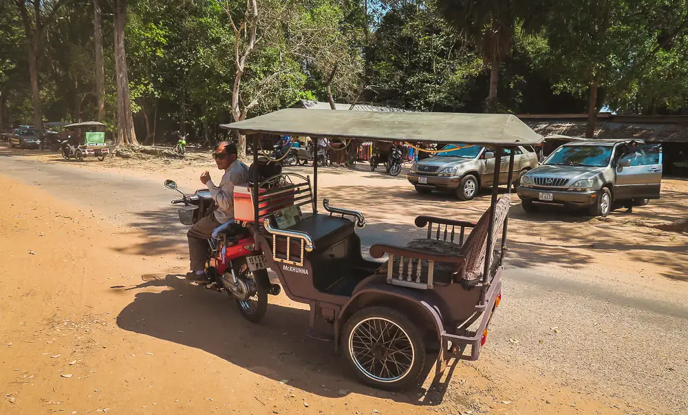 Mr Khunna Tuk Tuk in Siem Reap in Kambodscha Mr Khunna Tuk Tuk in Siem Reap in Kambodscha