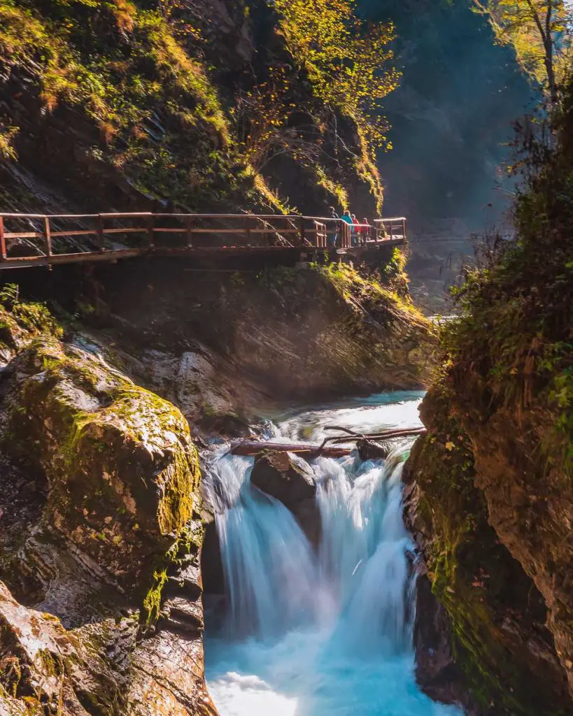 Vintgar-Klamm in Slowenien