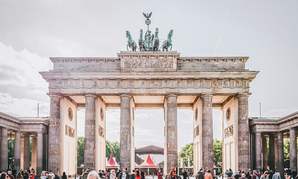 Brandenburger Tor in Berlin in Deutschland