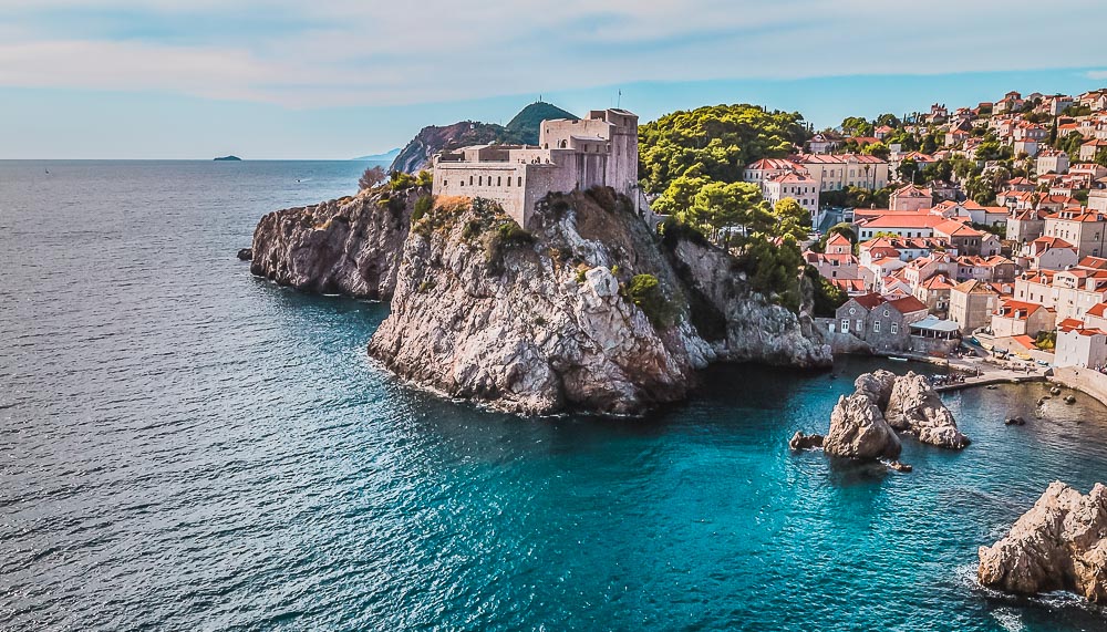 Burg in Dubrovnik in Kroatien