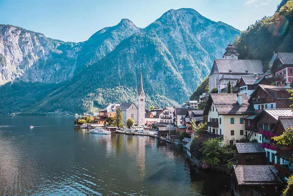 Hallstatt Aussichtspunkt in Hallstatt in Österreich