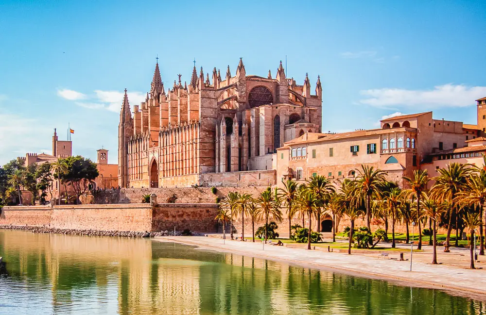 Kathedrale in Palma de Mallorca in Spanien