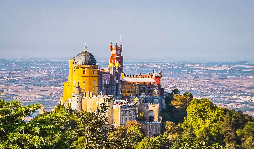 Pena Palace in Sintra in Portugal