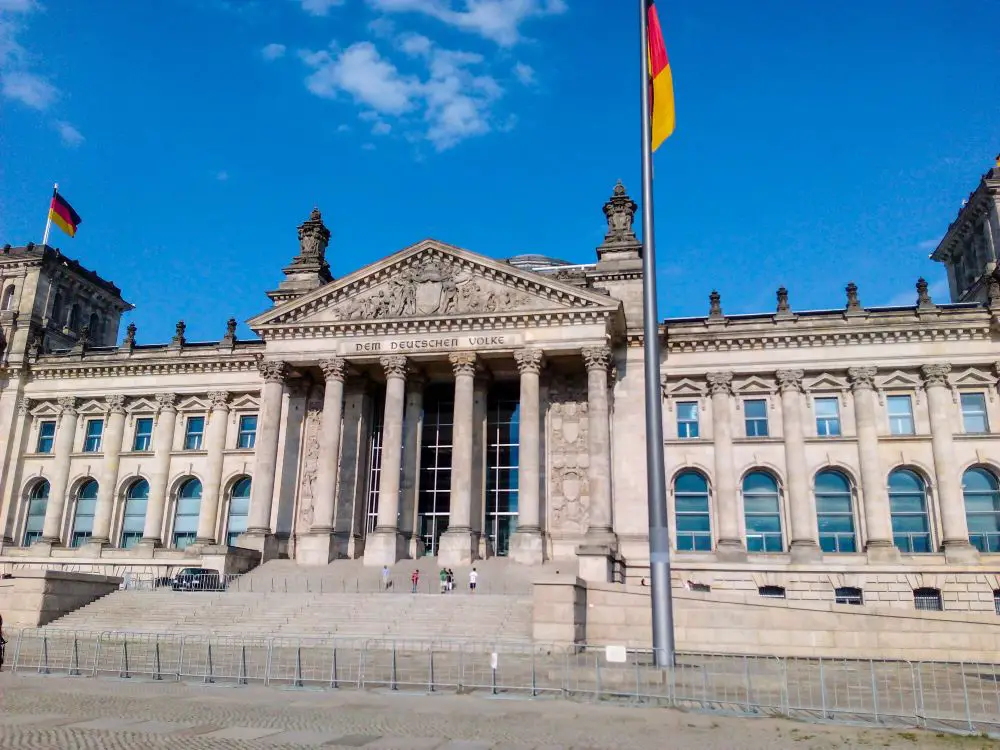 Reichstag in Berlin in Deutschland von vickiviaja