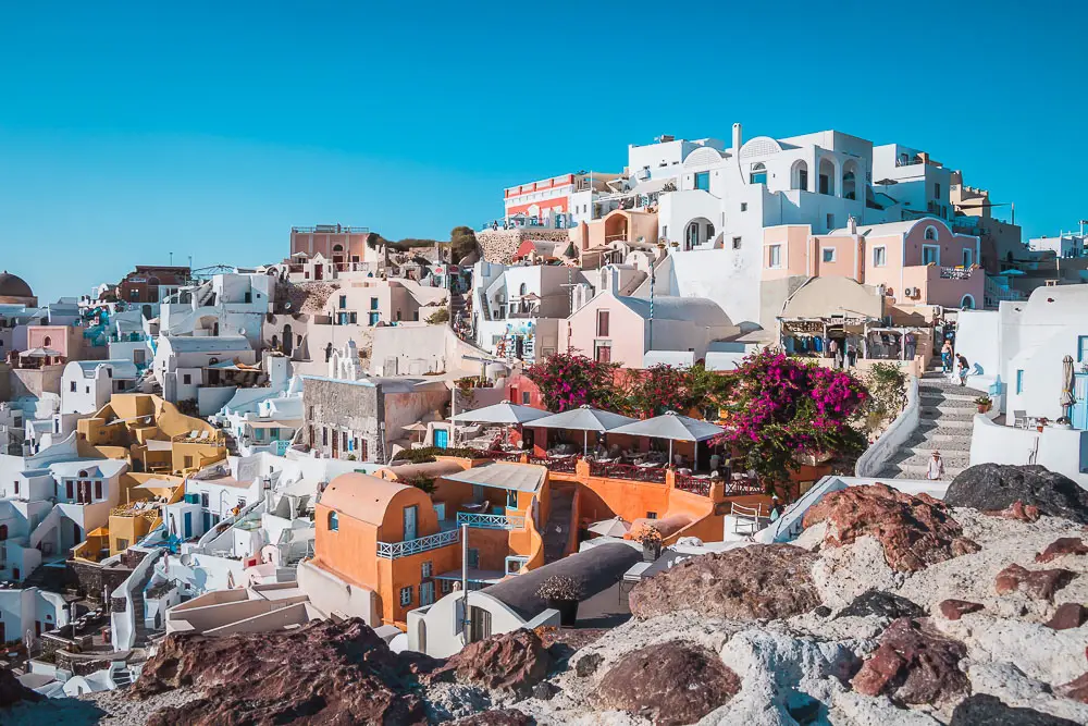 Wetter im August in Santorini in Griechenland