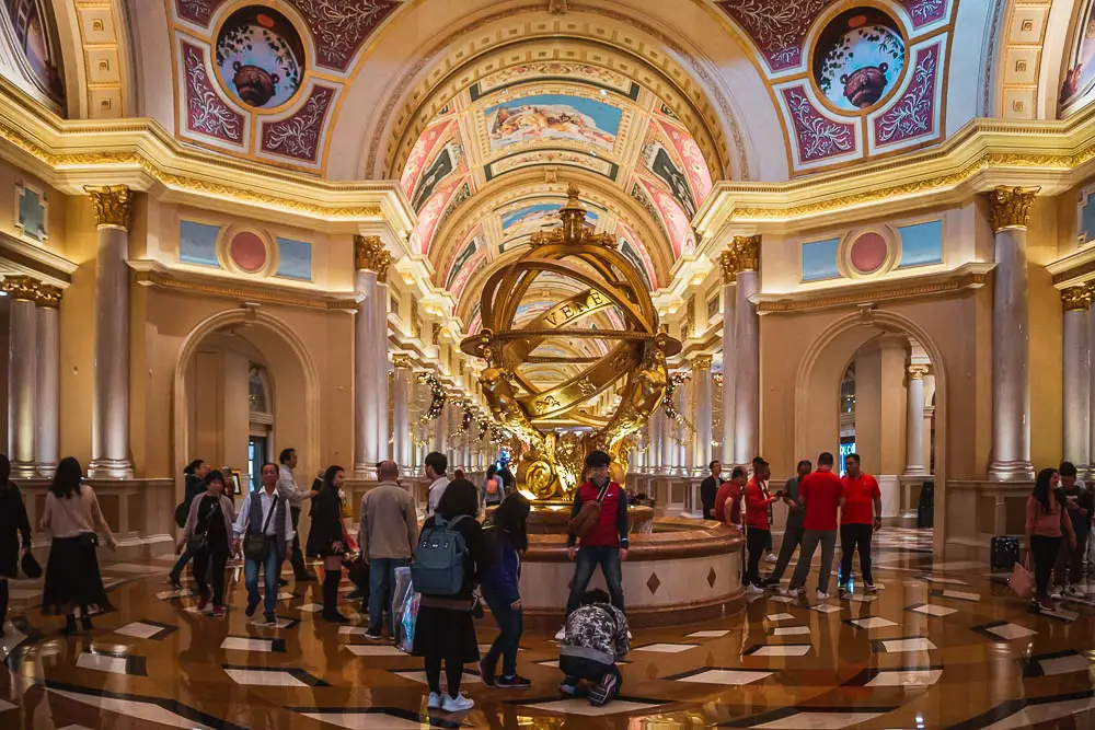 Venecian Hotel in Macao in China