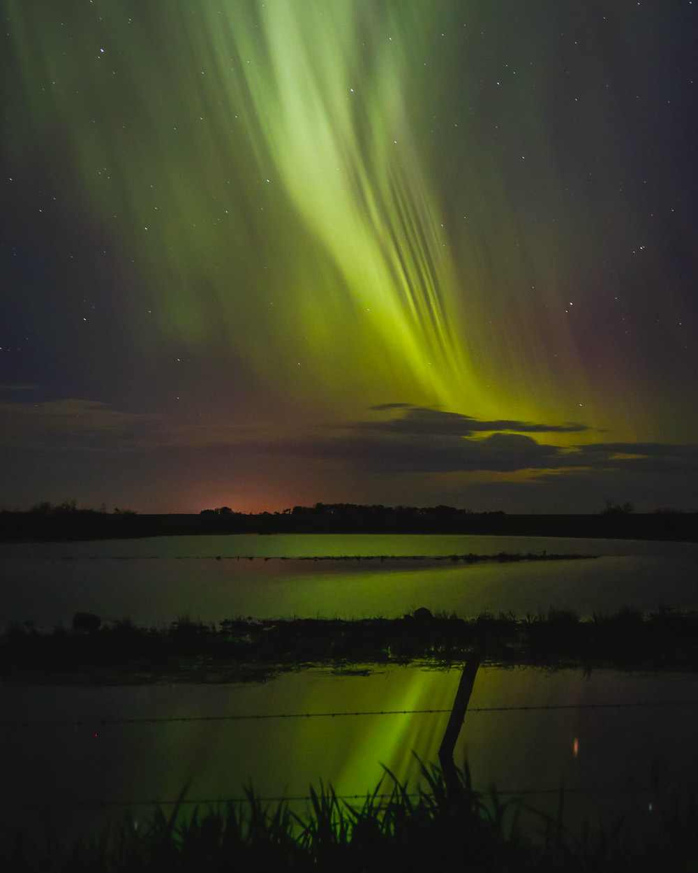 Aurora in Saskatchewan in Kanada