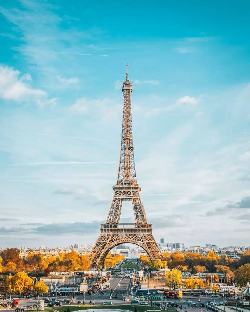 Eiffelturm in Paris in Frankreich