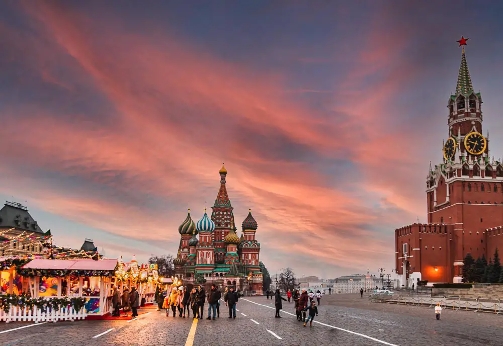 Roter Platz in Moskau in Russland