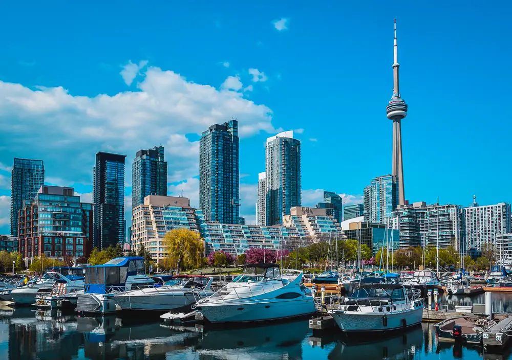 Skyline von Toronto in Kanada Skyline von Toronto in Kanada