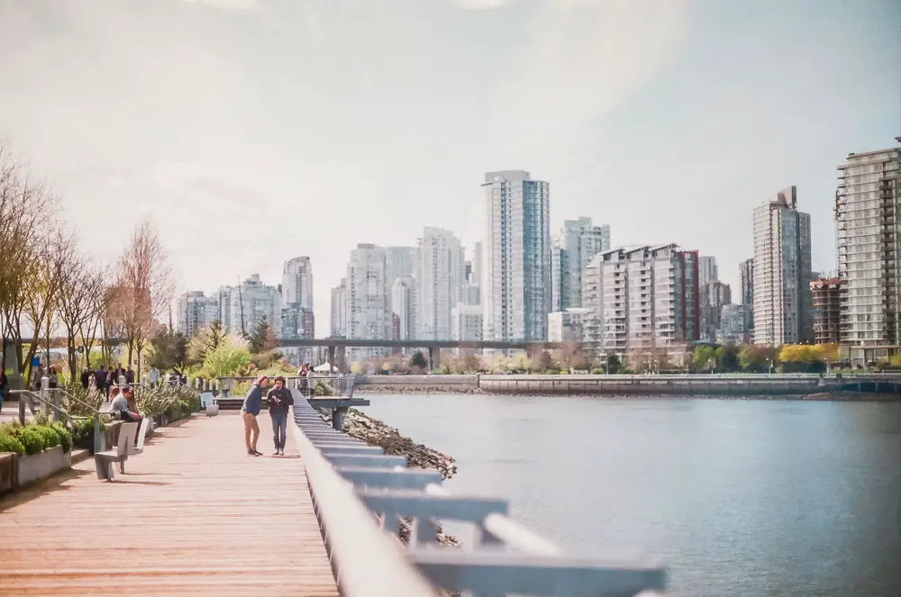 Promenade in Vancouver in Kanada Promenade in Vancouver in Kanada