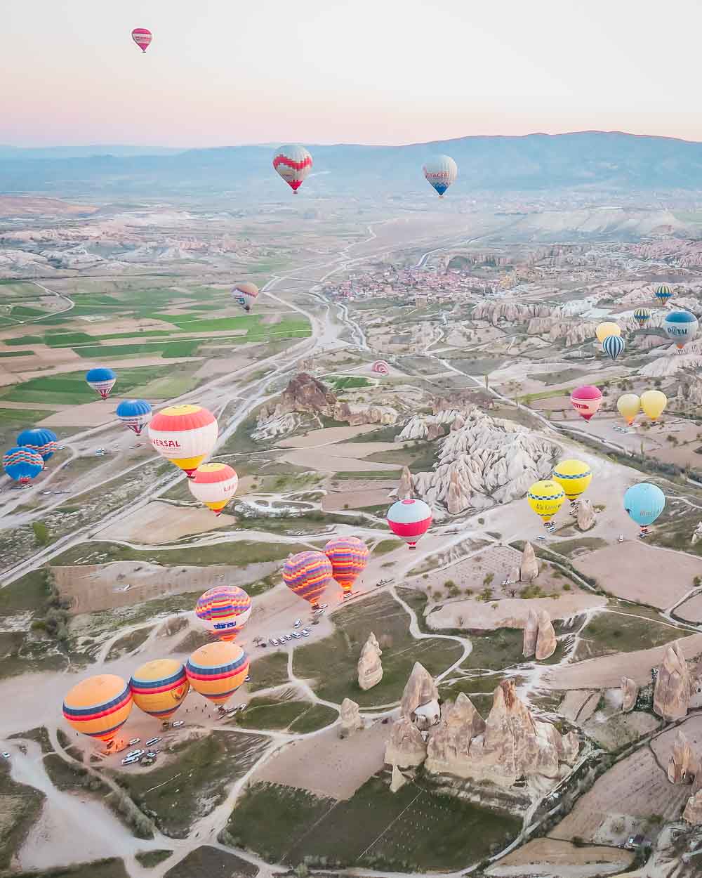 Ballonfahrt in Kappadokien in der Türkei